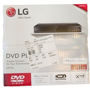 LG DVD Player DP132 New In Box